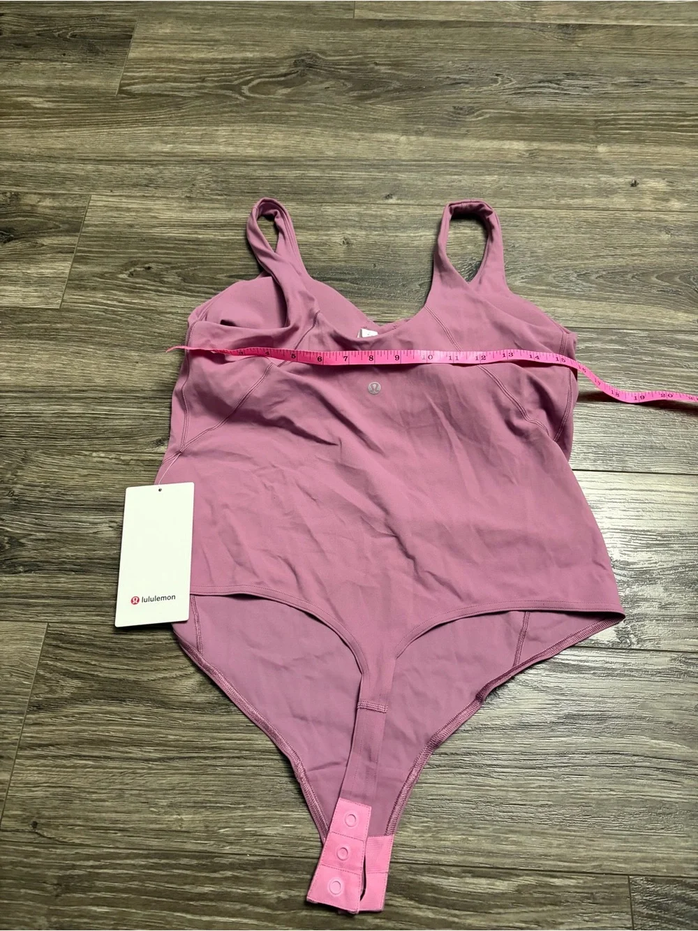 NWT Lululemon Align Bodysuit (Velvet Dust) Size 12